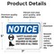 Signmission 5 in Height, 7 in Width, Vinyl Decal, Rectangle OS-2PACK-NS-D-57-L-18161 - alternate 5